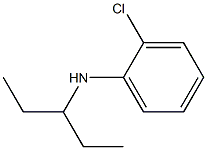 2-chloro-N-(pentan-3-yl)aniline 结构式