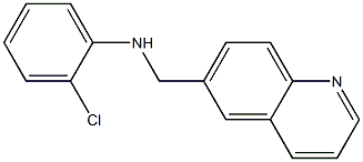 2-chloro-N-(quinolin-6-ylmethyl)aniline 结构式