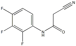 2-cyano-N-(2,3,4-trifluorophenyl)acetamide 结构式