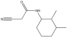 2-cyano-N-(2,3-dimethylcyclohexyl)acetamide 结构式