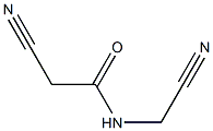 2-cyano-N-(cyanomethyl)acetamide 结构式