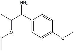 2-ethoxy-1-(4-methoxyphenyl)propan-1-amine 结构式