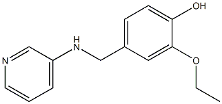 2-ethoxy-4-[(pyridin-3-ylamino)methyl]phenol 结构式