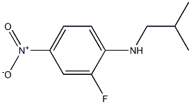 2-fluoro-N-(2-methylpropyl)-4-nitroaniline 结构式