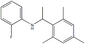 2-fluoro-N-[1-(2,4,6-trimethylphenyl)ethyl]aniline 结构式