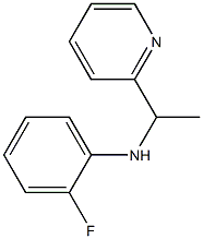 2-fluoro-N-[1-(pyridin-2-yl)ethyl]aniline 结构式
