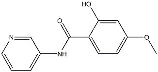 2-hydroxy-4-methoxy-N-(pyridin-3-yl)benzamide 结构式