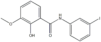 2-hydroxy-N-(3-iodophenyl)-3-methoxybenzamide 结构式