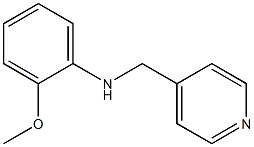 2-methoxy-N-(pyridin-4-ylmethyl)aniline 结构式