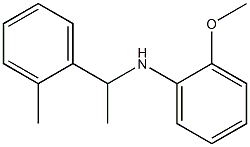 2-methoxy-N-[1-(2-methylphenyl)ethyl]aniline 结构式