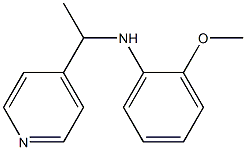 2-methoxy-N-[1-(pyridin-4-yl)ethyl]aniline 结构式