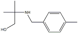 2-methyl-2-{[(4-methylphenyl)methyl]amino}propan-1-ol 结构式