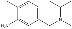 2-methyl-5-{[methyl(propan-2-yl)amino]methyl}aniline 结构式