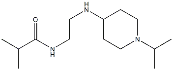 2-methyl-N-(2-{[1-(propan-2-yl)piperidin-4-yl]amino}ethyl)propanamide 结构式