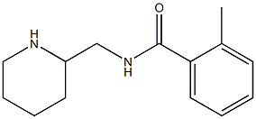 2-methyl-N-(piperidin-2-ylmethyl)benzamide 结构式