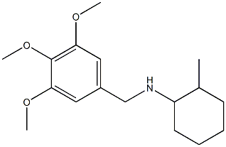 2-methyl-N-[(3,4,5-trimethoxyphenyl)methyl]cyclohexan-1-amine 结构式