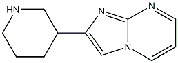 2-piperidin-3-ylimidazo[1,2-a]pyrimidine 结构式