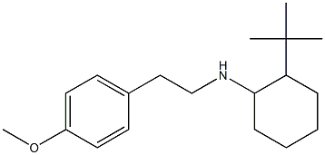 2-tert-butyl-N-[2-(4-methoxyphenyl)ethyl]cyclohexan-1-amine 结构式