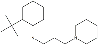 2-tert-butyl-N-[3-(piperidin-1-yl)propyl]cyclohexan-1-amine 结构式