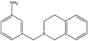 3-(1,2,3,4-tetrahydroisoquinolin-2-ylmethyl)aniline 结构式