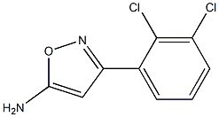 3-(2,3-dichlorophenyl)-1,2-oxazol-5-amine 结构式
