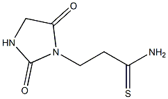 3-(2,5-dioxoimidazolidin-1-yl)propanethioamide 结构式
