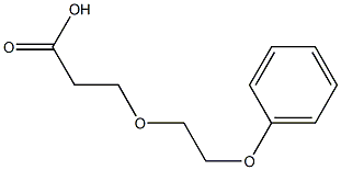 3-(2-phenoxyethoxy)propanoic acid 结构式