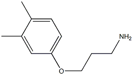 3-(3,4-dimethylphenoxy)propan-1-amine 结构式