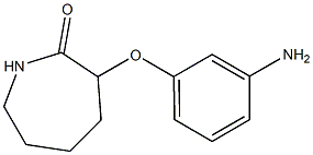 3-(3-aminophenoxy)azepan-2-one 结构式