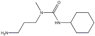 3-(3-aminopropyl)-1-cyclohexyl-3-methylurea 结构式