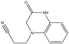 3-(3-oxo-1,2,3,4-tetrahydroquinoxalin-1-yl)propanenitrile 结构式