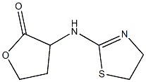 3-(4,5-dihydro-1,3-thiazol-2-ylamino)oxolan-2-one 结构式