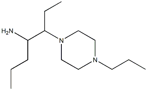 3-(4-propylpiperazin-1-yl)heptan-4-amine 结构式