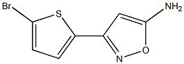 3-(5-bromothiophen-2-yl)-1,2-oxazol-5-amine 结构式