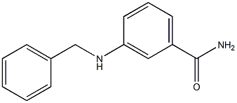 3-(benzylamino)benzamide 结构式