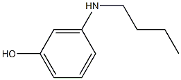 3-(butylamino)phenol 结构式