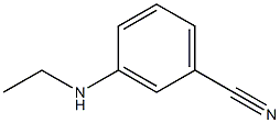 3-(ethylamino)benzonitrile 结构式