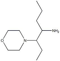 3-(morpholin-4-yl)heptan-4-amine 结构式