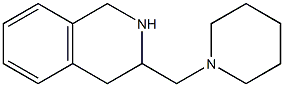 3-(piperidin-1-ylmethyl)-1,2,3,4-tetrahydroisoquinoline 结构式