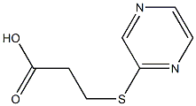 3-(pyrazin-2-ylthio)propanoic acid 结构式