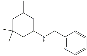 3,3,5-trimethyl-N-(pyridin-2-ylmethyl)cyclohexan-1-amine 结构式