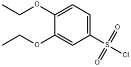 3,4-diethoxybenzene-1-sulfonyl chloride 结构式