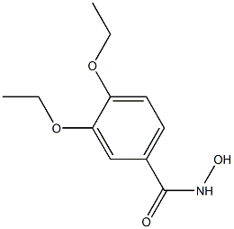 3,4-diethoxy-N-hydroxybenzamide 结构式