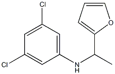 3,5-dichloro-N-[1-(furan-2-yl)ethyl]aniline 结构式