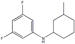 3,5-difluoro-N-(3-methylcyclohexyl)aniline 结构式