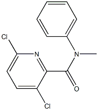 3,6-dichloro-N-methyl-N-phenylpyridine-2-carboxamide 结构式