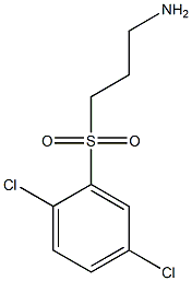 3-[(2,5-dichlorophenyl)sulfonyl]propan-1-amine 结构式