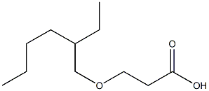 3-[(2-ethylhexyl)oxy]propanoic acid 结构式