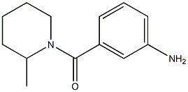 3-[(2-methylpiperidin-1-yl)carbonyl]aniline 结构式