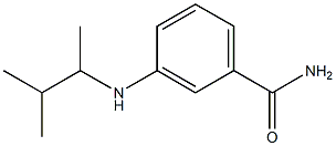 3-[(3-methylbutan-2-yl)amino]benzamide 结构式